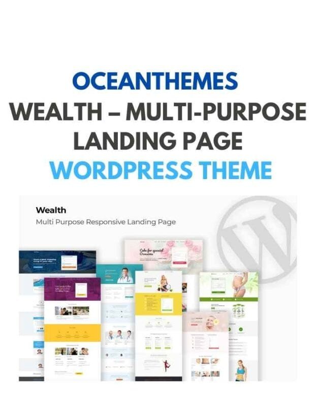 Wealth – Multi-Purpose Landing Page WordPress Theme