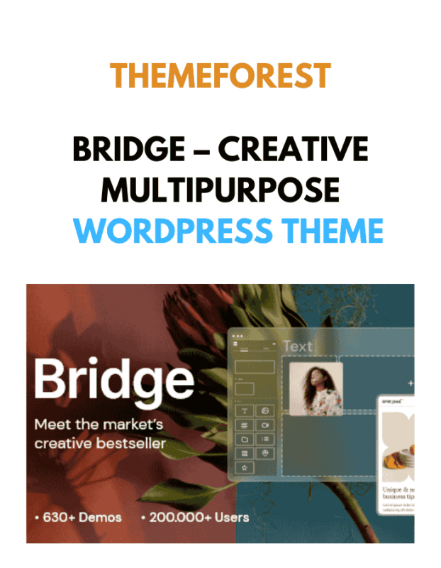 Bridge - Creative Multipurpose WordPress Theme