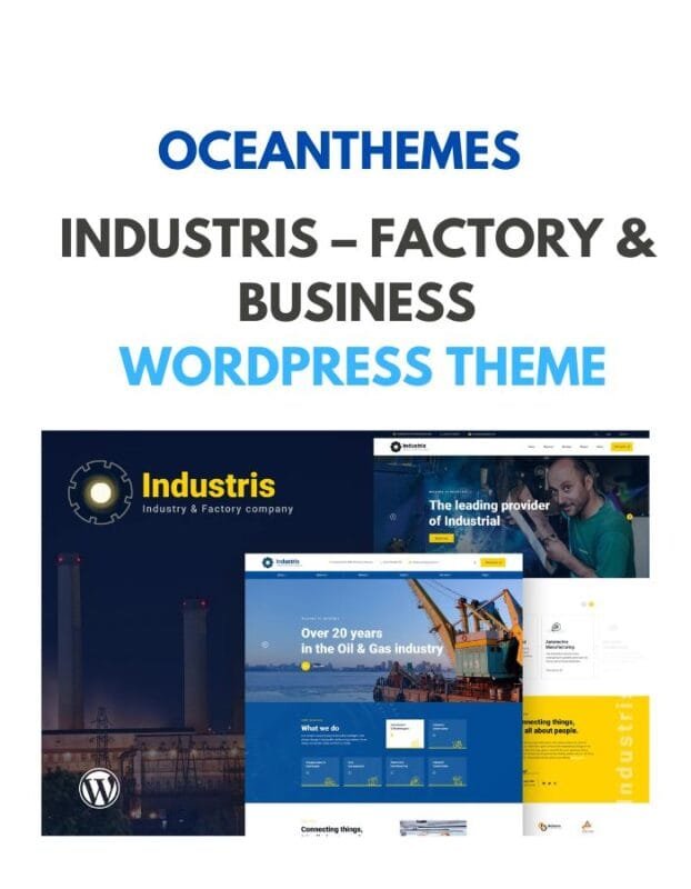 Industris – Factory & Business WordPress Theme