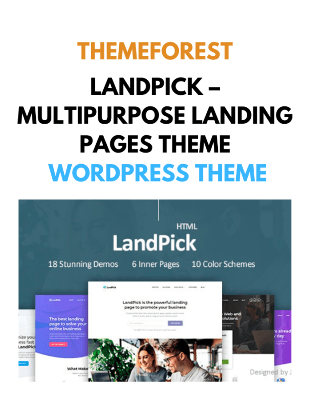 Landpick – Multipurpose Landing Pages Theme