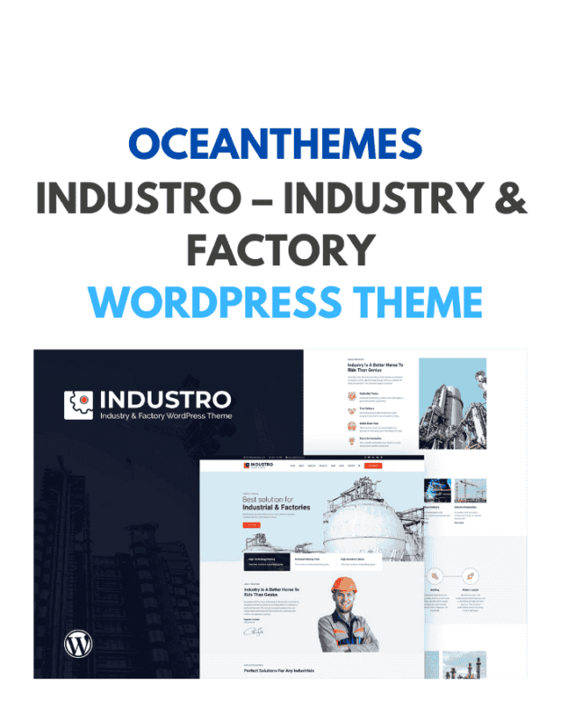 Industro – Industry & Factory WordPress Theme