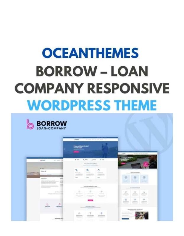 Borrow – Loan Company Responsive WordPress Theme