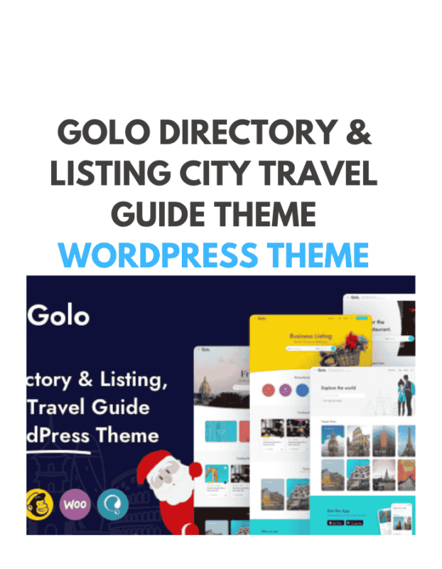 Golo Directory & Listing City Travel Guide Theme