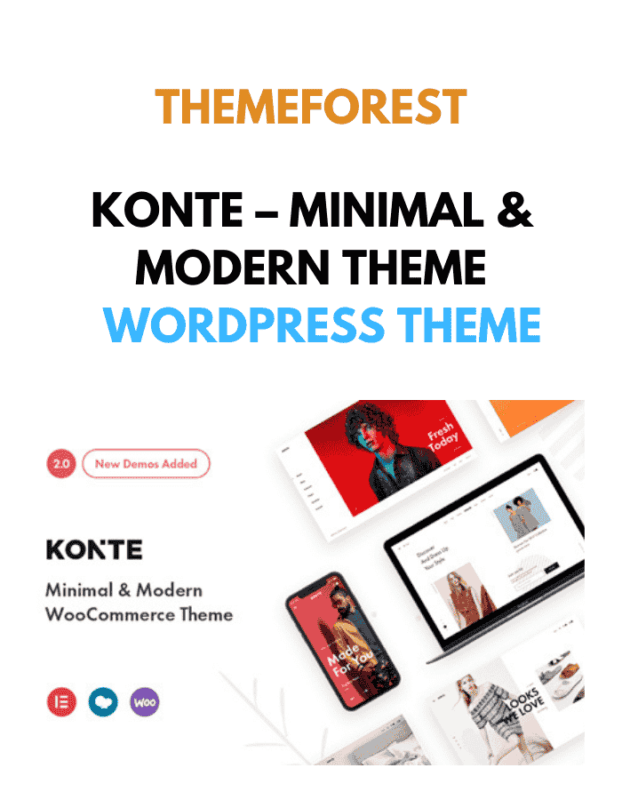 Konte – Minimal & Modern Theme