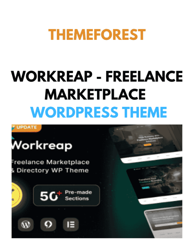 Workreap - Freelance Marketplace WordPress Theme