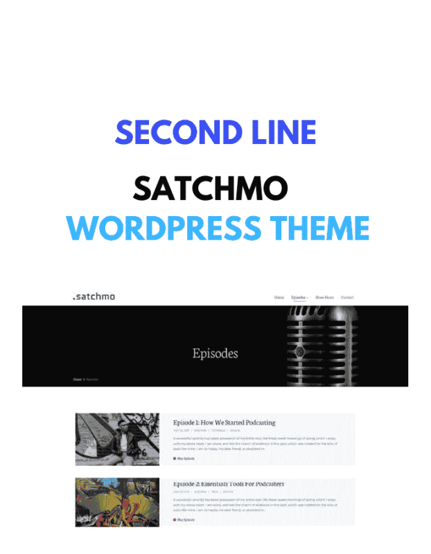 Satchmo WordPress Theme