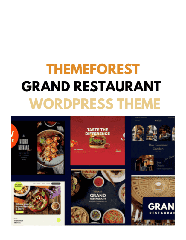 Grand Restaurant – WordPress Theme