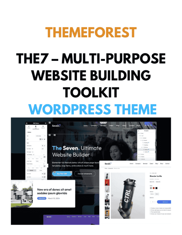 The7 – Multi-Purpose Website Building Toolkit