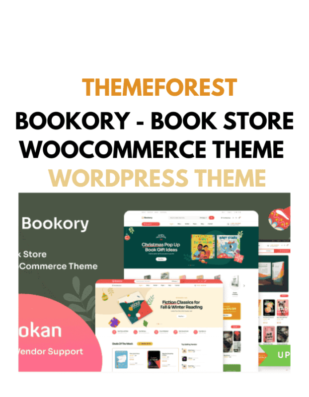 Bookory - Book Store WooCommerce Theme