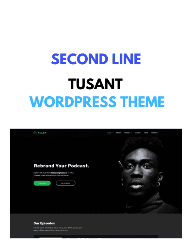 Tusant WordPress Theme