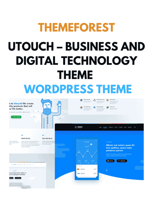 Utouch – Business and Digital Technology Theme