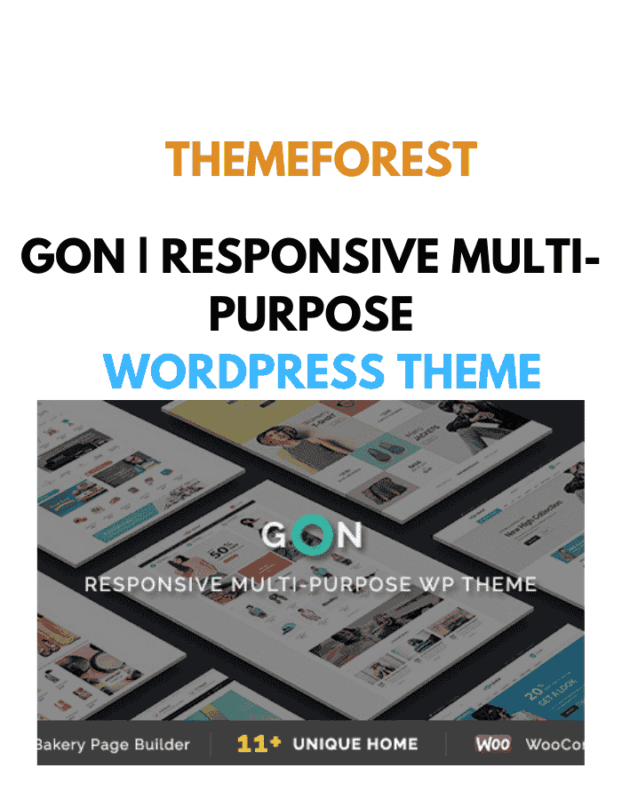 Gon | Responsive Multi-Purpose WordPress Theme