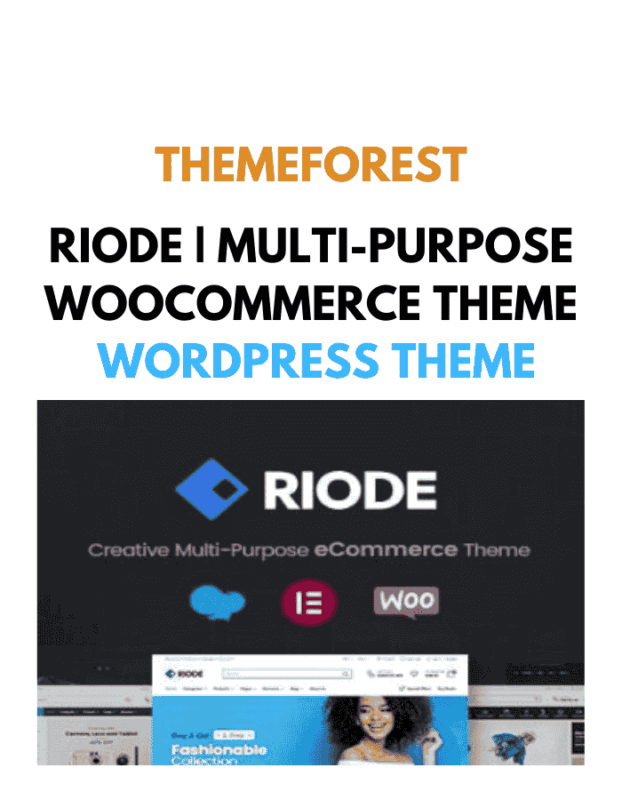 Riode | Multi-Purpose WooCommerce Theme