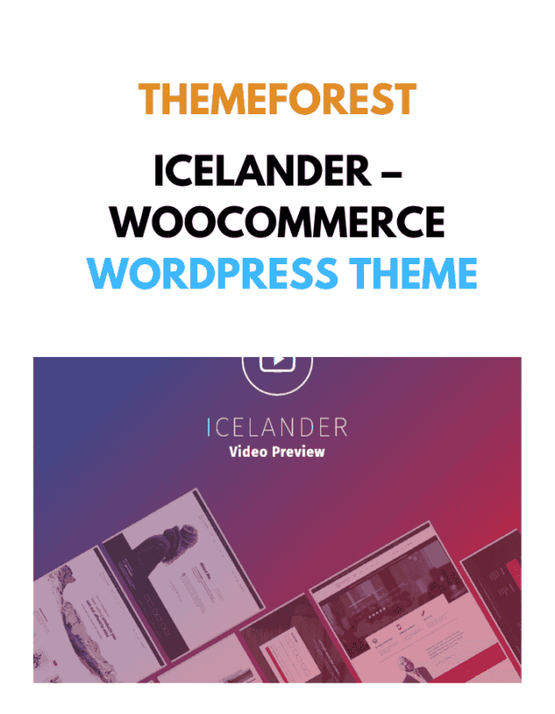 Icelander – WooCommerce WordPress Theme