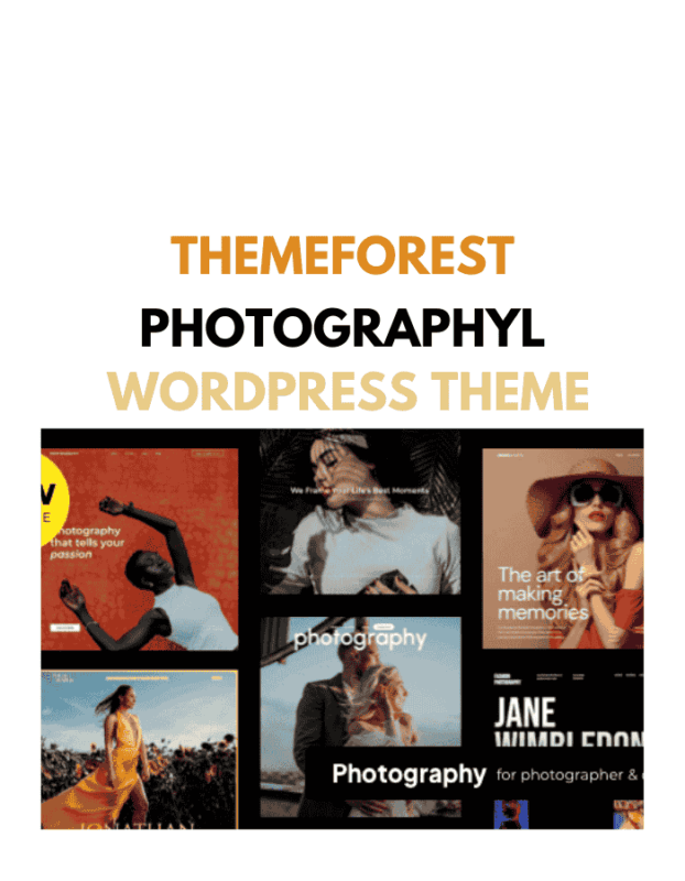 Photography WordPress Theme