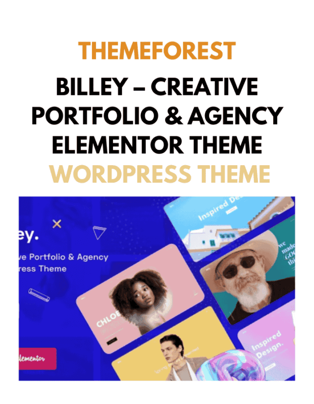 Billey – Creative Portfolio & Agency Elementor Theme