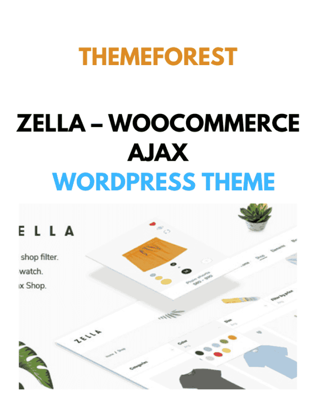 Zella – WooCommerce AJAX WordPress Theme