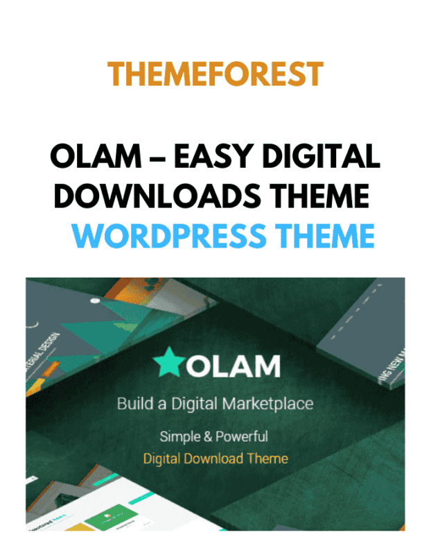 Olam – Easy Digital Downloads Theme