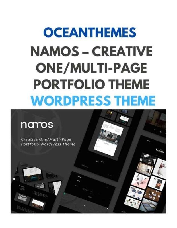 Namos – Creative One/Multi-Page Portfolio Theme