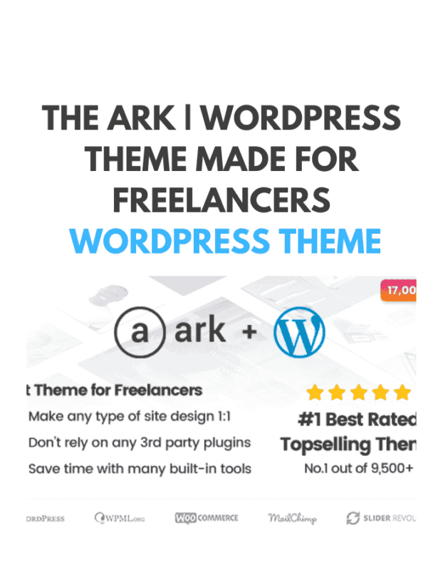 The Ark | WordPress Theme made for Freelancers