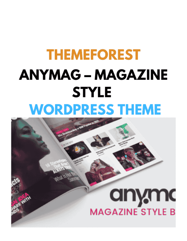 Anymag – Magazine Style WordPress Blog