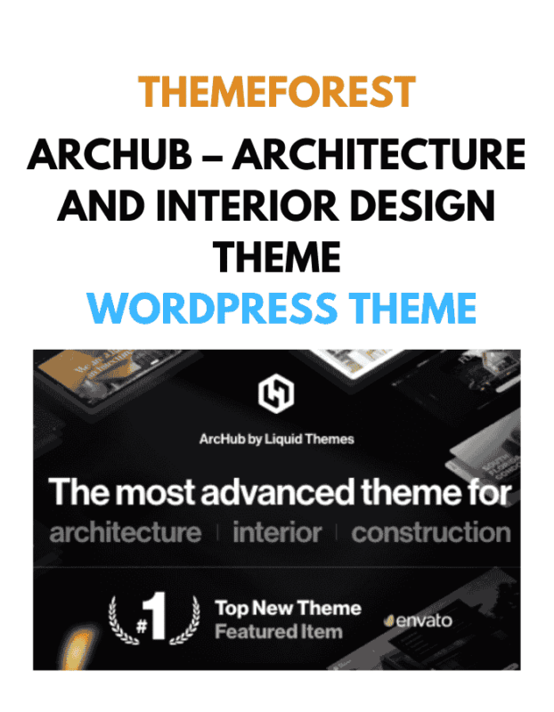 ArcHub – Architecture and Interior Design WordPress Theme