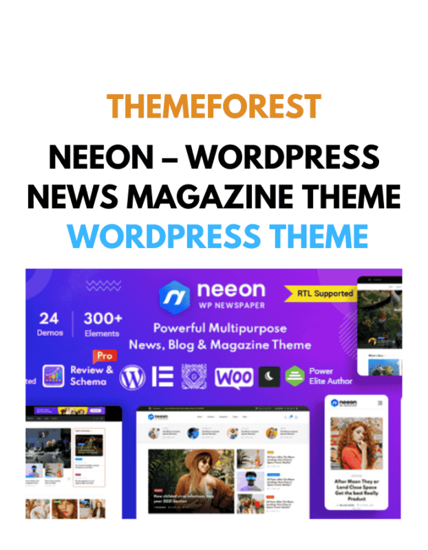 Neeon – WordPress News Magazine Theme