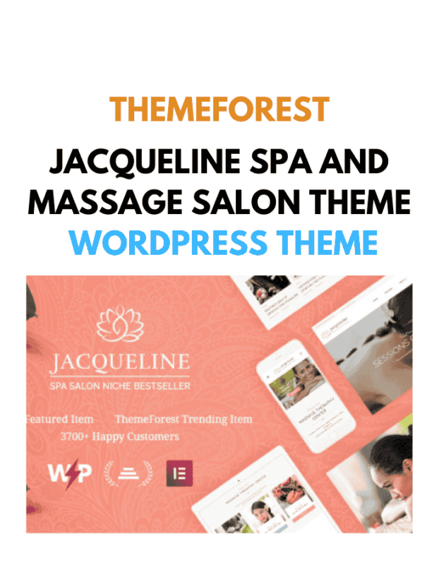 Jacqueline Spa And Massage Salon Theme