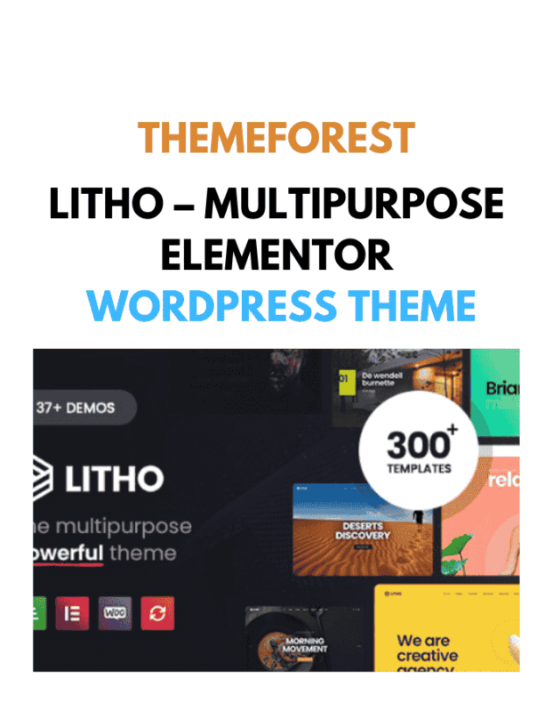 Litho – Multipurpose Elementor WordPress Theme