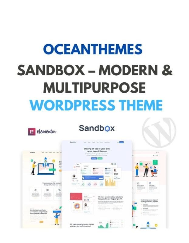 Sandbox – Modern & Multipurpose WordPress Theme