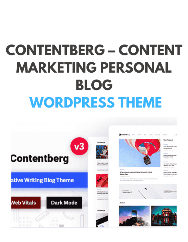 Contentberg – Content Marketing Personal Blog