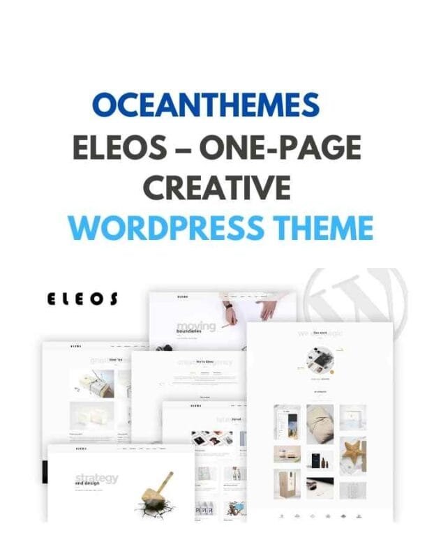 Eleos – One-Page Creative WordPress Theme