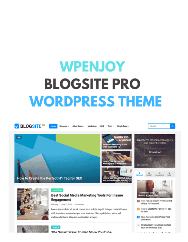 BlogSite Pro