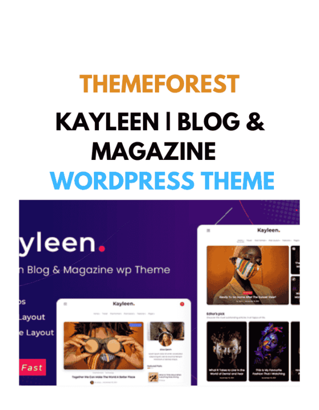 Kayleen | Blog & Magazine WordPress Theme