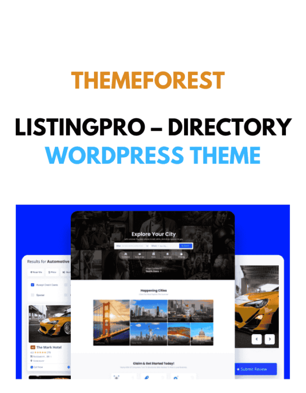 ListingPro – Directory WordPress Theme