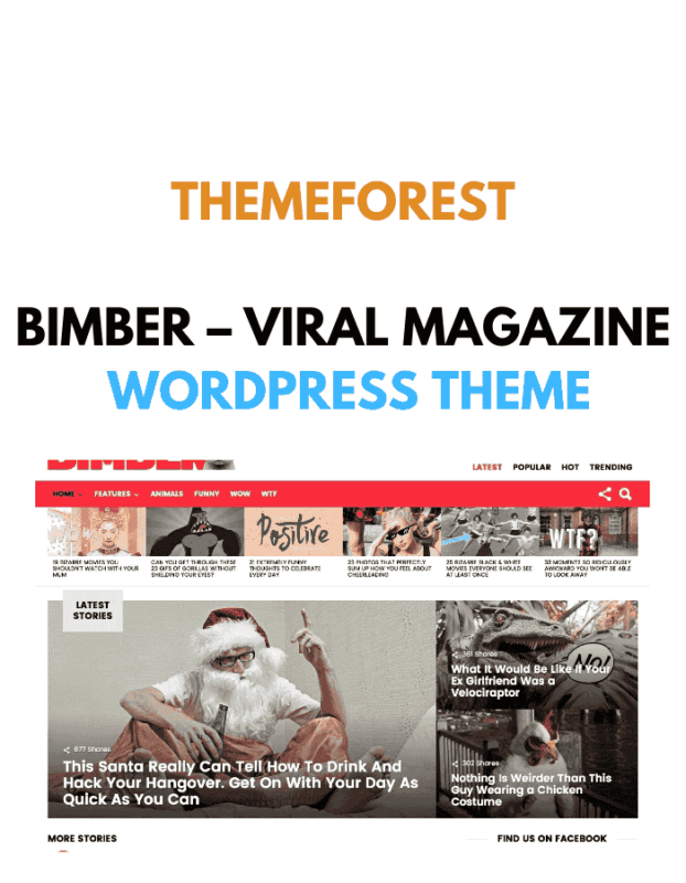 Bimber – Viral Magazine WordPress Theme