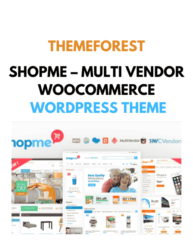 ShopMe – Multi Vendor Woocommerce WordPress Theme