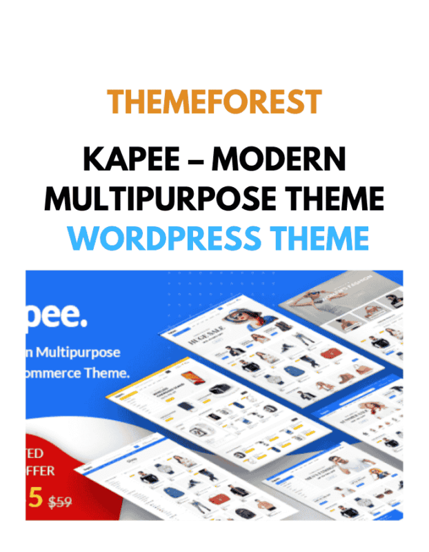 Kapee – Modern Multipurpose Theme