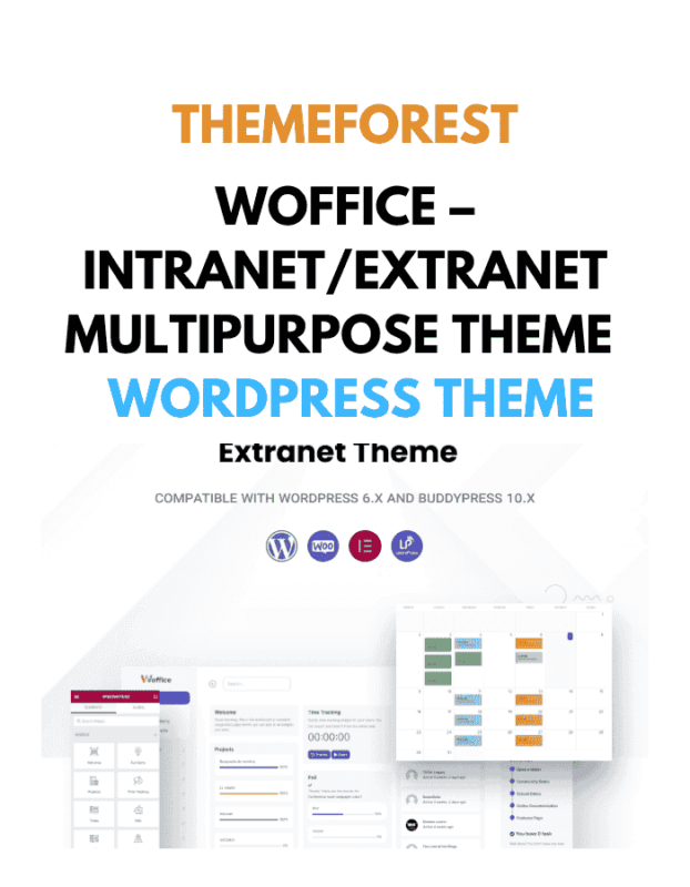 Woffice – Intranet/Extranet Multipurpose Theme