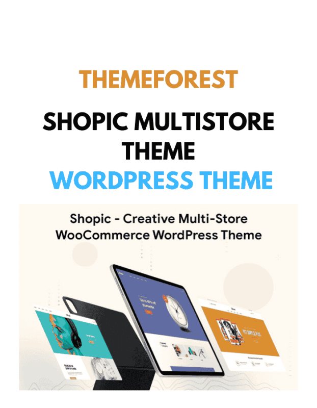 Shopic Multistore Theme