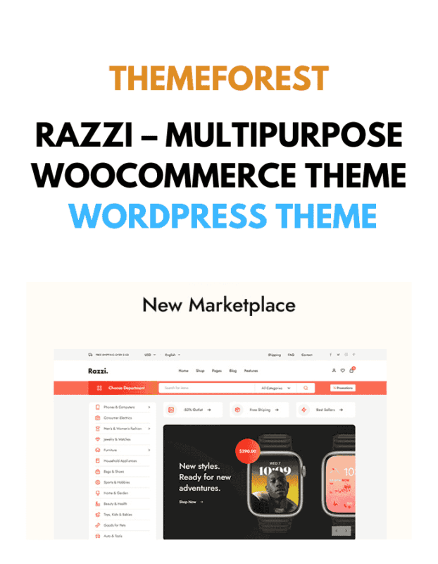 Razzi – Multipurpose WooCommerce Theme