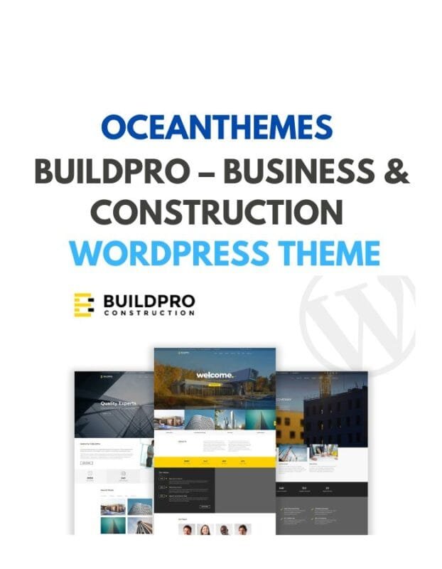 BuildPro – Business & Construction WordPress Theme