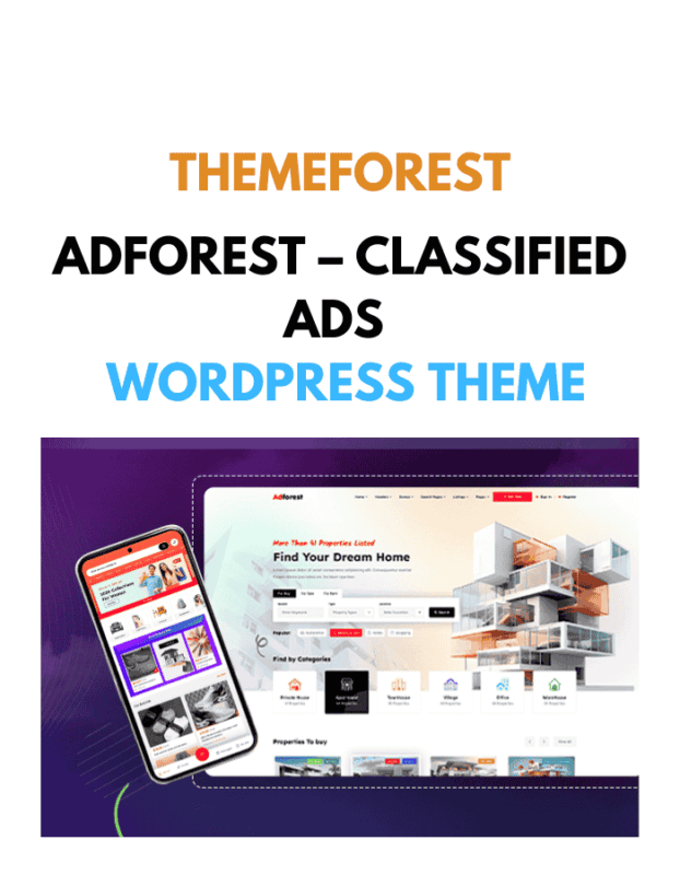 AdForest – Classified Ads WordPress Theme