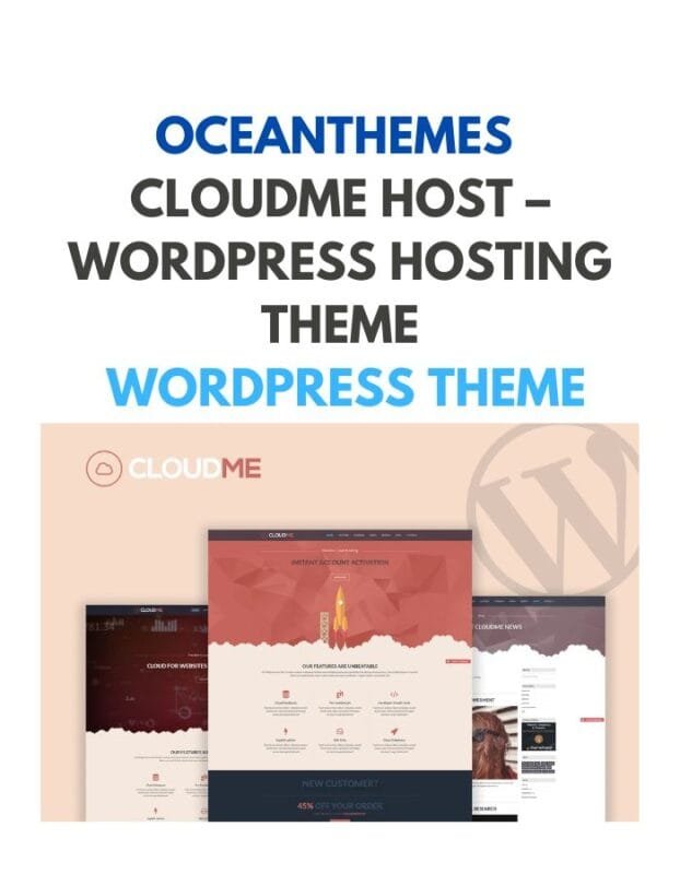 Cloudme Host – WordPress Hosting Theme