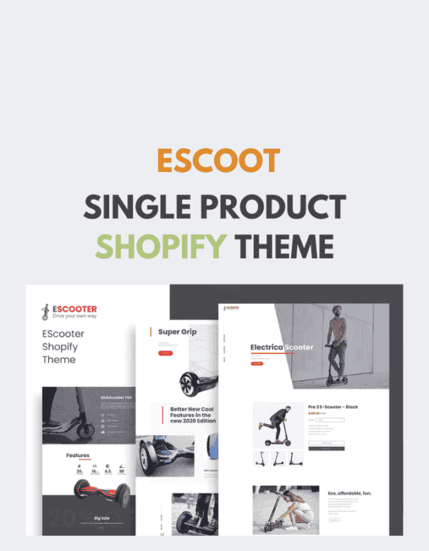 Escoot - Single Product Shopify Theme