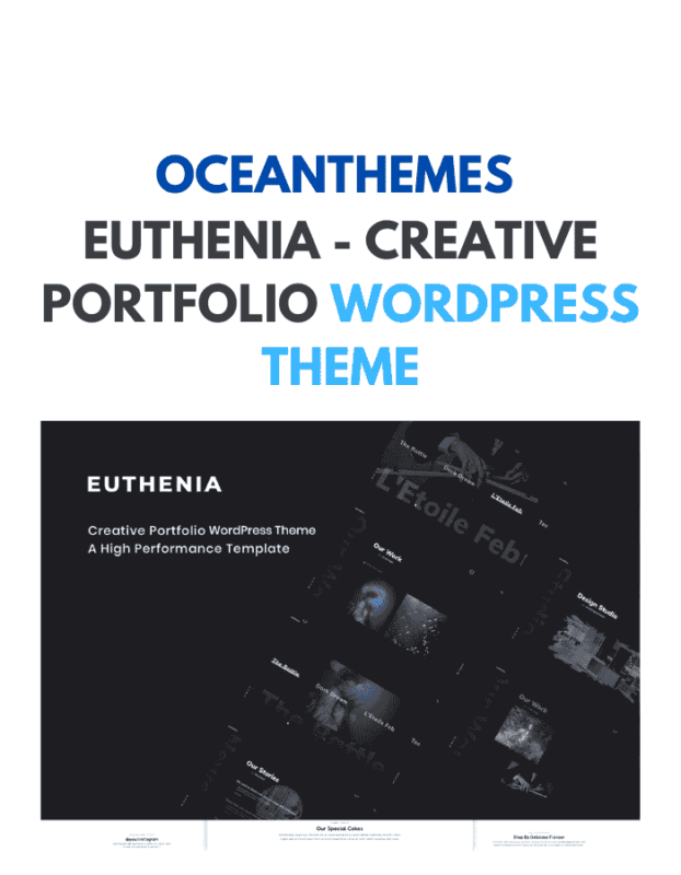 Euthenia – Creative Portfolio WordPress Theme