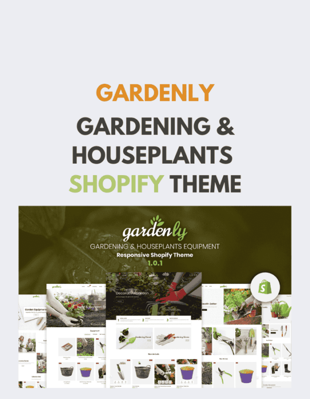 Gardenly Gardening & Houseplants Shopify Theme