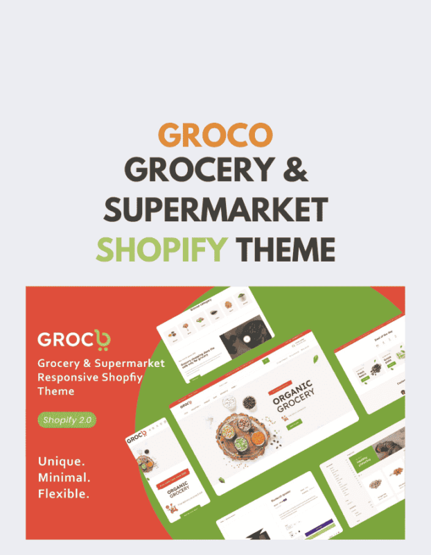 Groco - Grocery & Supermarket Shopify Theme