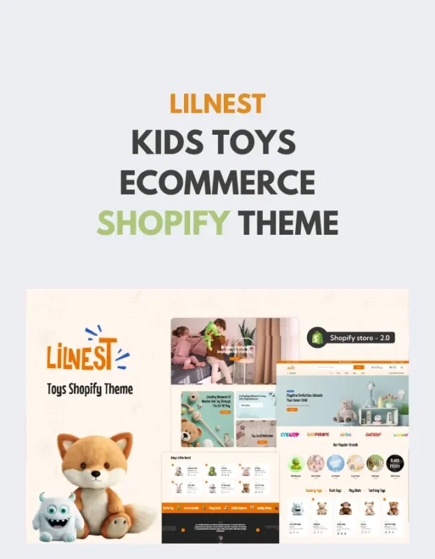 Lilnest - Kids Toys eCommerce Shopify Theme