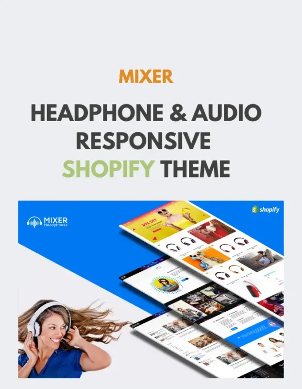 Mixer Headphone & Audio Responsive Shopify Theme c